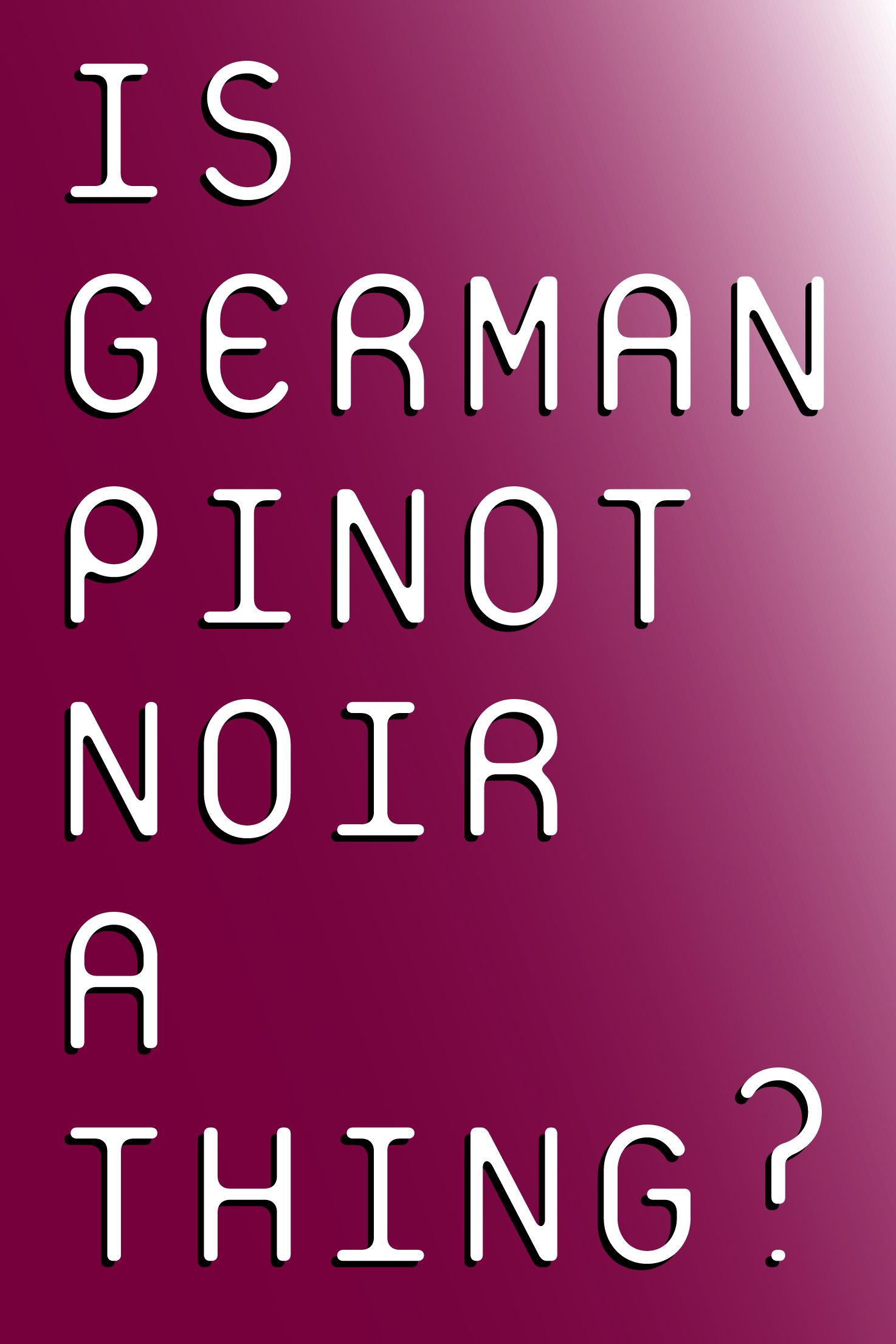 Austrian and German Pinot Noir Tasting