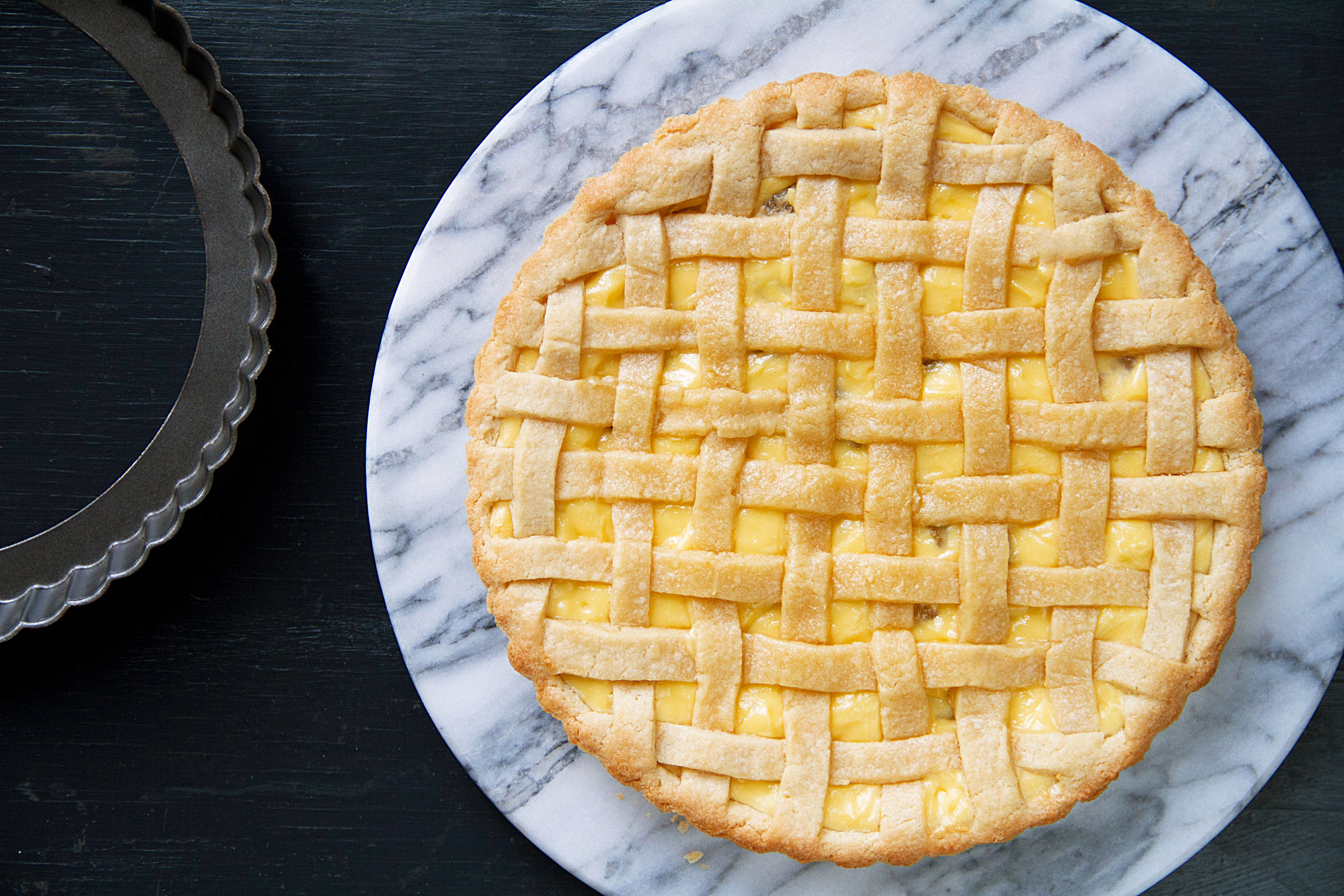 Raisin-Ricotta Crostata for Easter