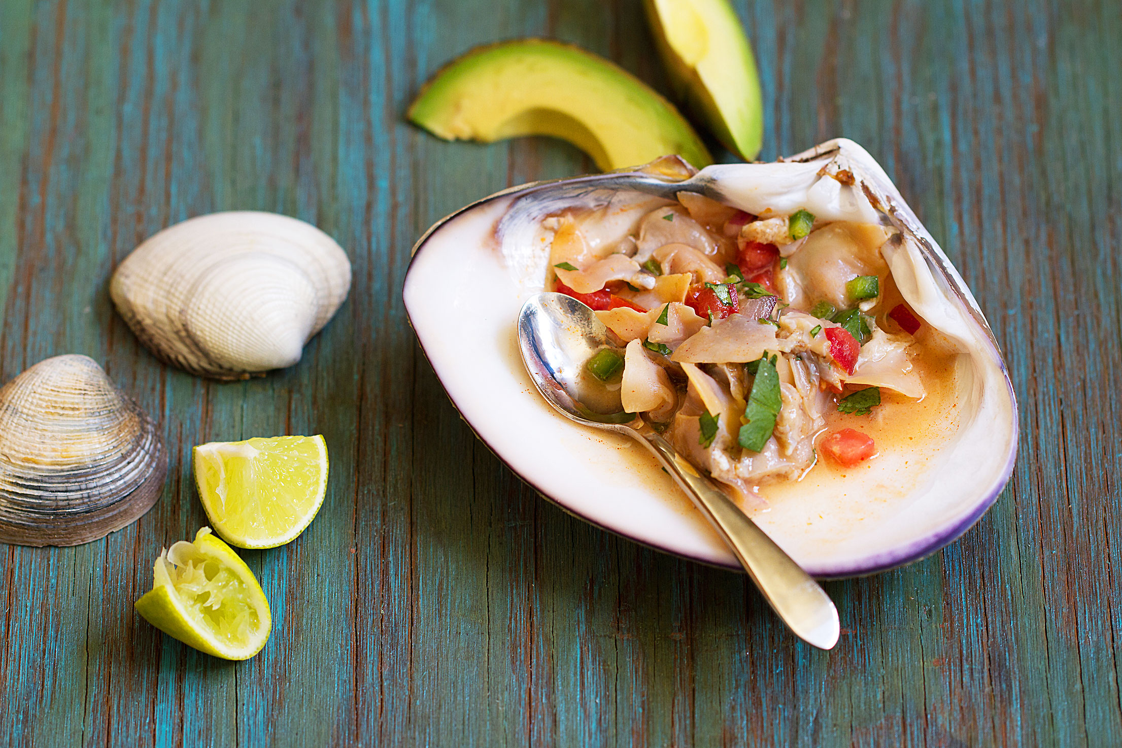 Clam Ceviche en el Estilo de la Guerrerense: Ensenada Mexico