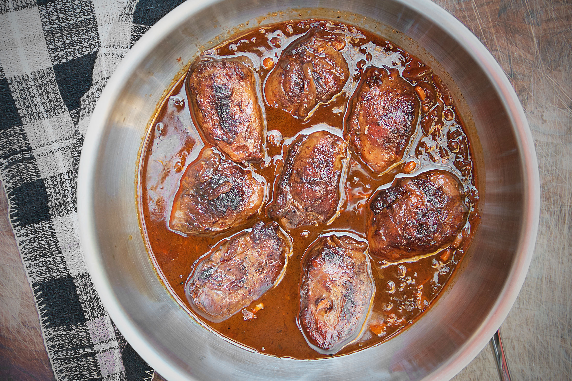 Soy and Vinegar Braised Pork Cheeks