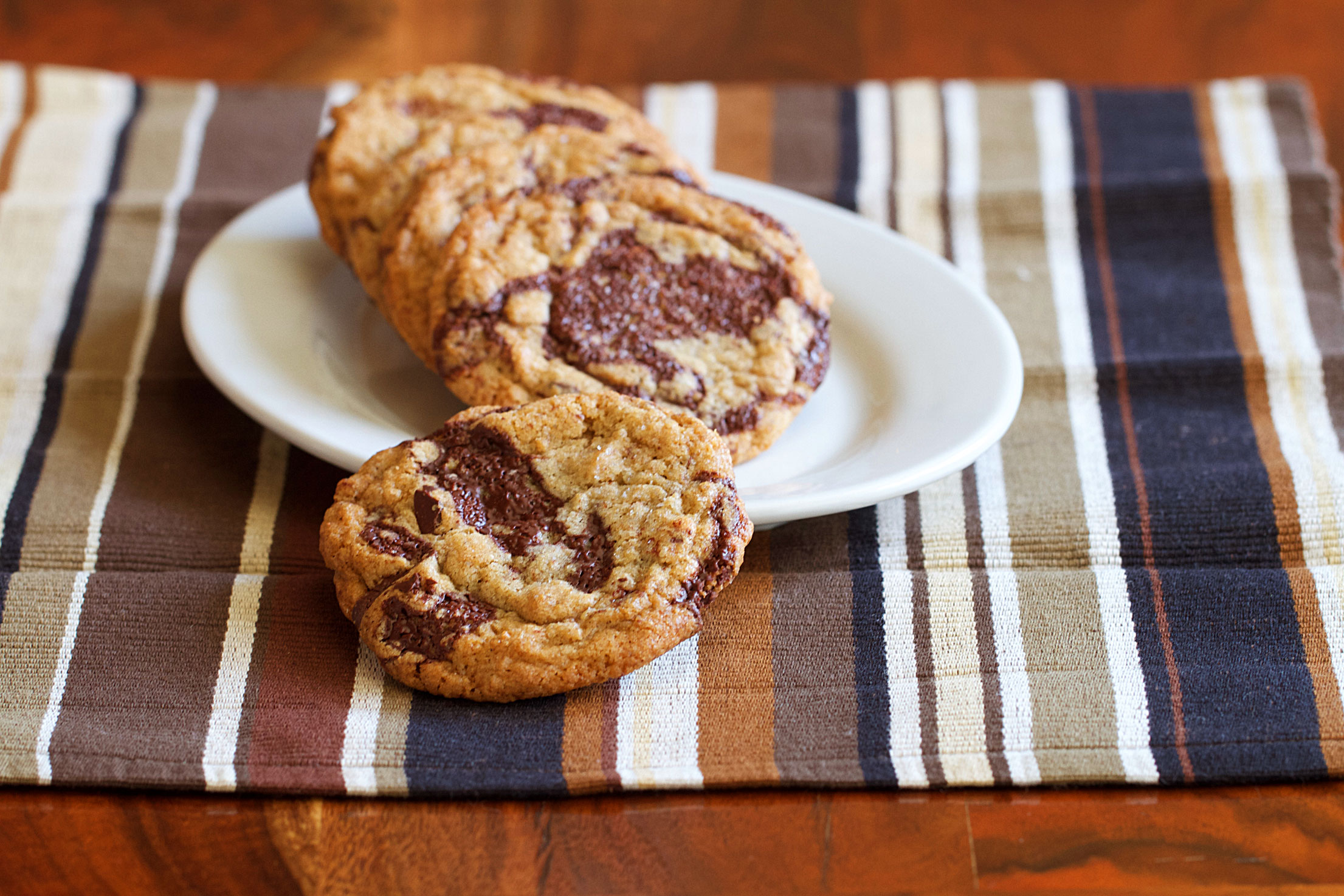 Chocolate Chip Rye Flour Cookies