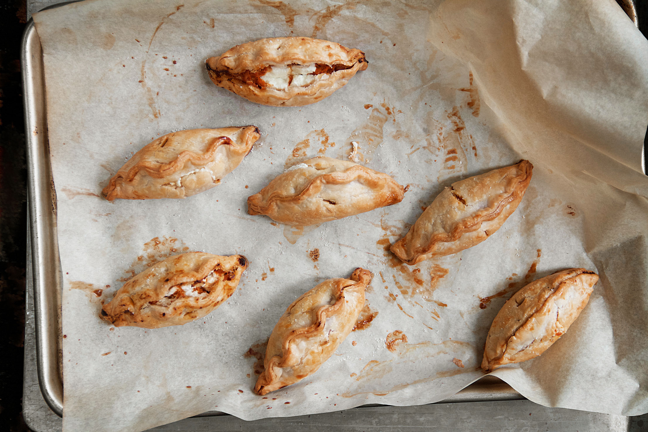 Carrot Muhammara Hand Pies