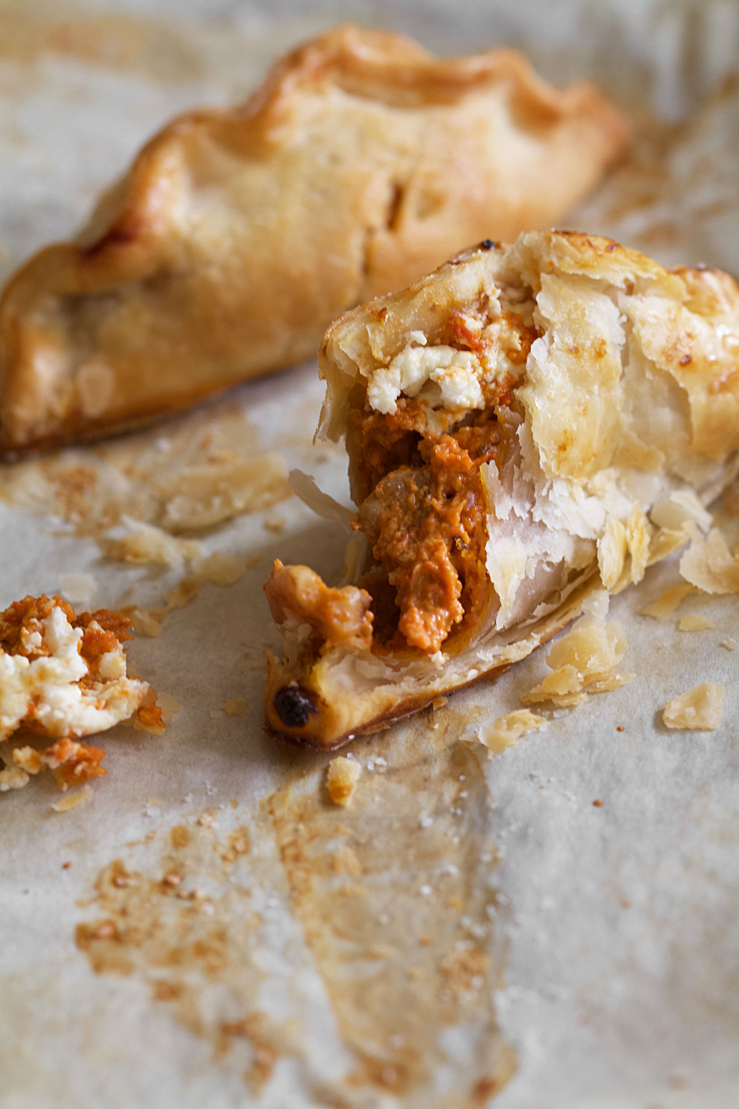 Carrot Muhammara Hand Pies