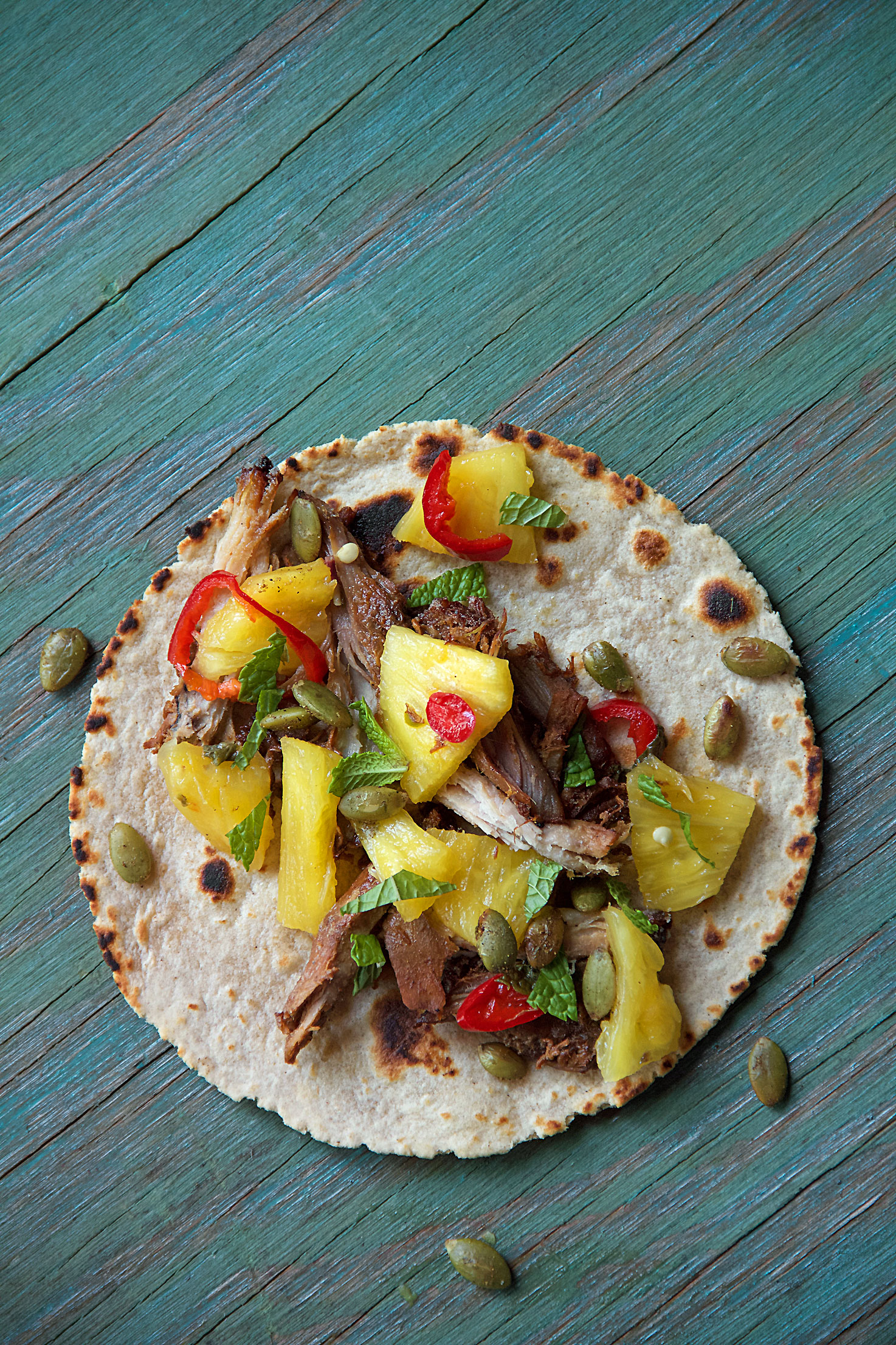 Pork and Pineapple Adobo Tacos