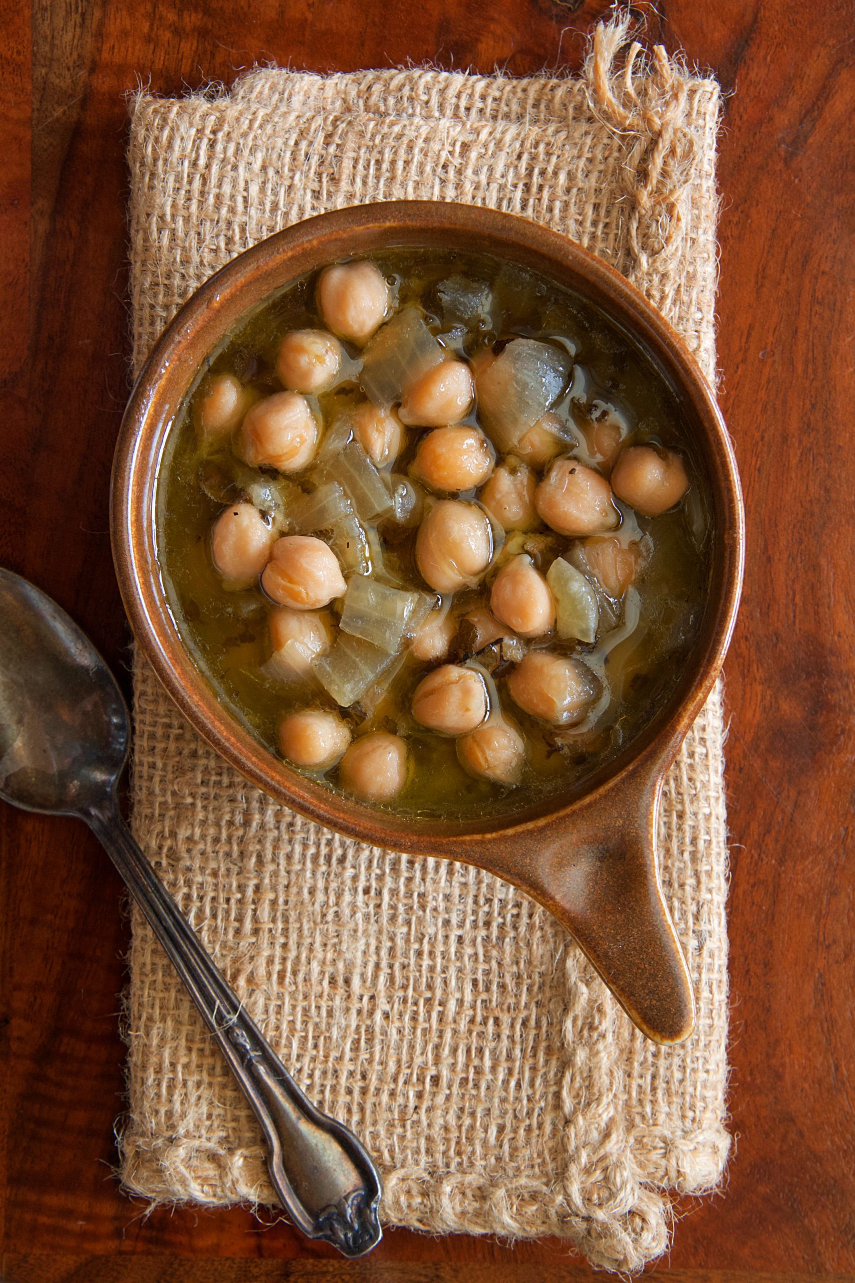 Greek Revithia Stew (Chickpea Soup with Olive Oil)