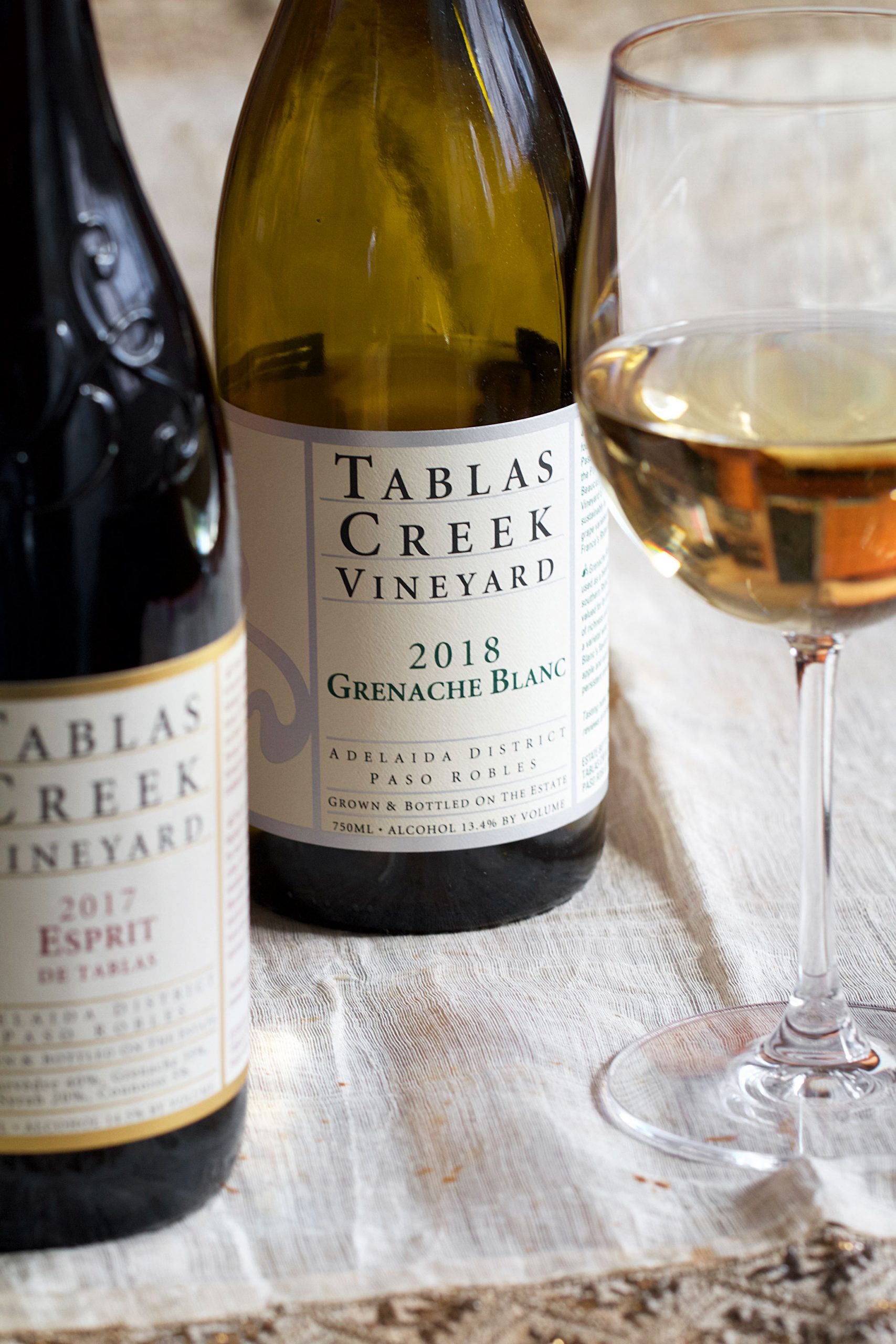 Tablas Creek Vineyard wines for Marino Ristorante online pairing dinner