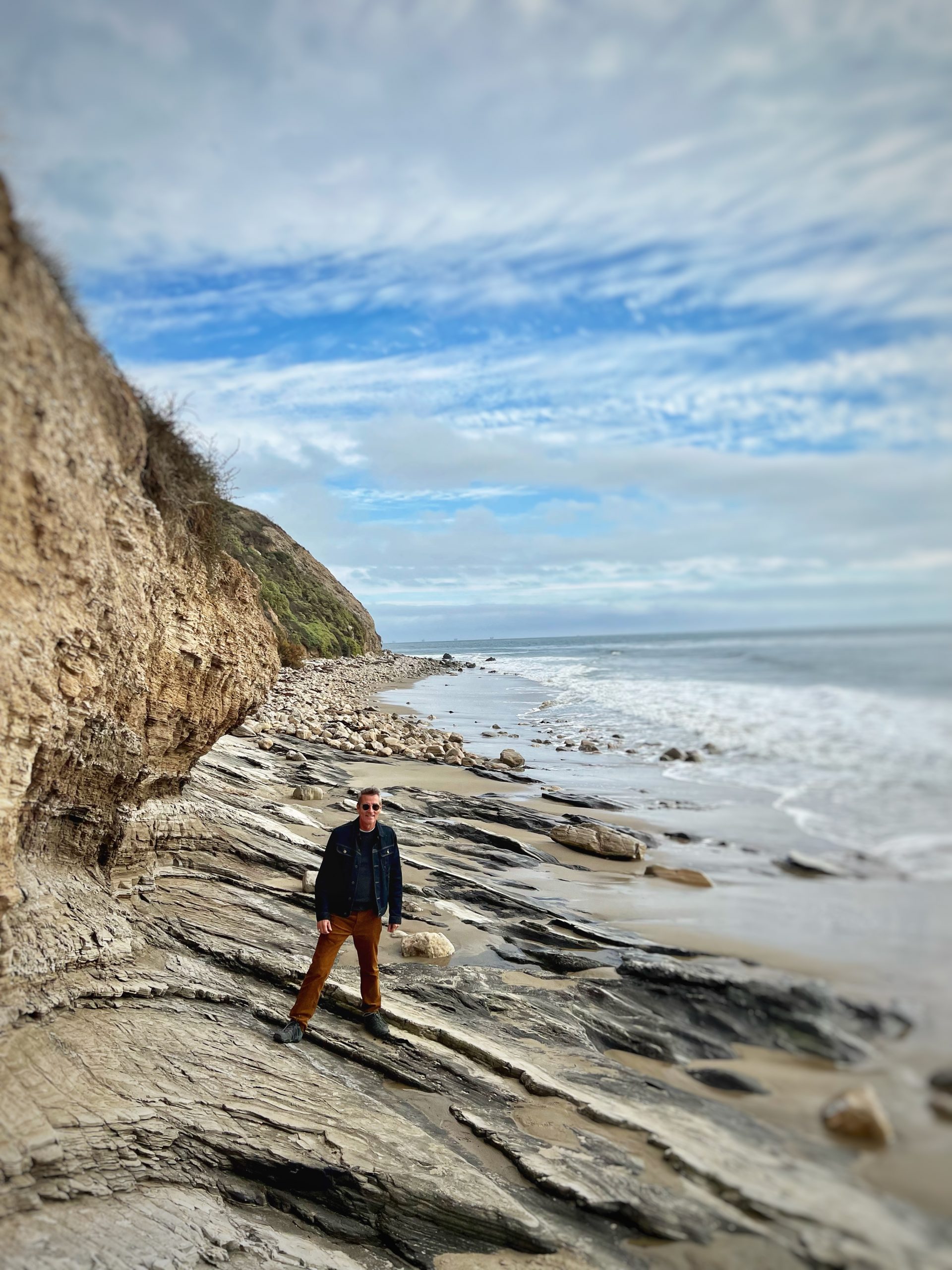 Greg Henry on the beach in Santa Barbara