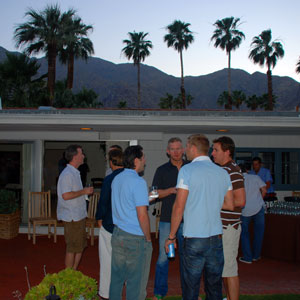 Gay Cocktail party in Palm springs