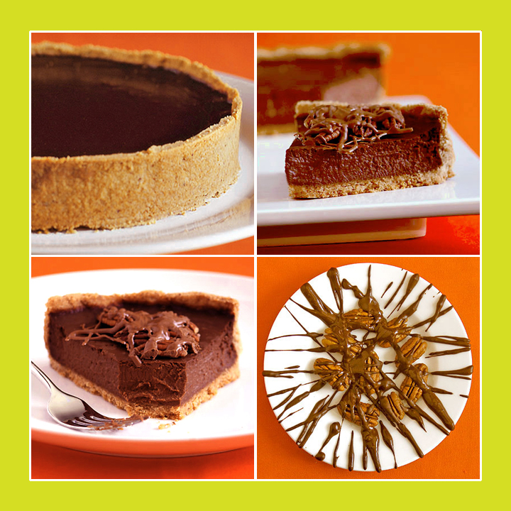 chocolate pumpkin tart