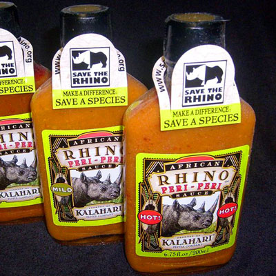 save the rhino hot sauce