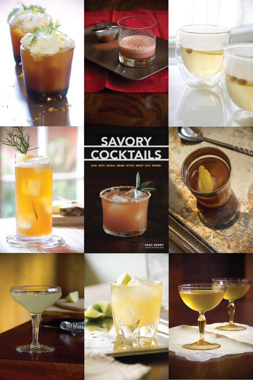 Savory Cocktails from Greg Henry