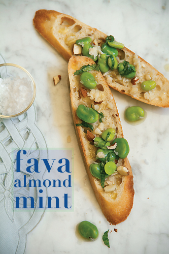 Fava Crostini