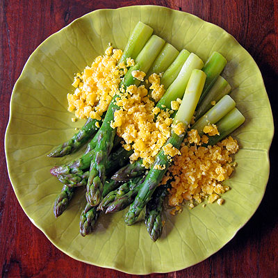 fat asparagus mimosa