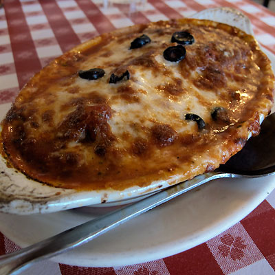 Boccali's Eggplant Parmegiano, Ojai