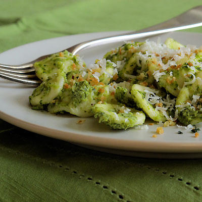 creamy broccoli orecchiette