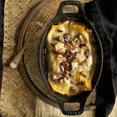 Cannelloni in Staub cast iron casserole