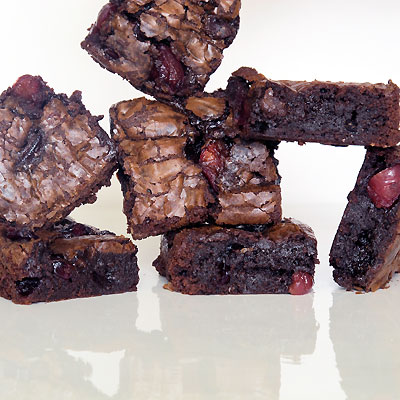 chocolate cherry brownies