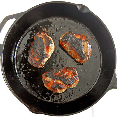seared duck breasts with honey glaze