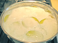 simmer potatoes