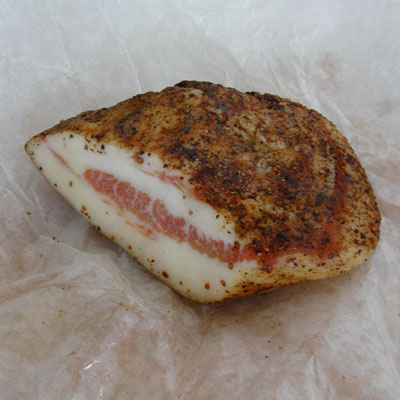 guanciale from Salumi