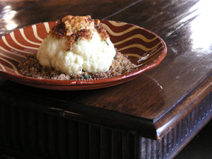 cauliflower with breadcrumbs