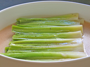 marinate leeks