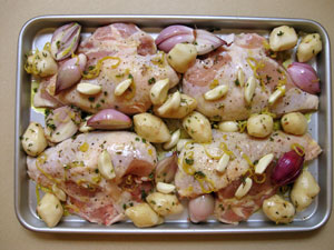 chicken breast with jerusalem artichokes sunchokes