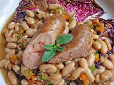 sausage and white beans