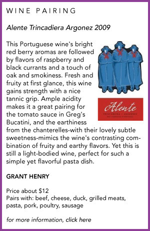 wine pairing bt Grant Henry