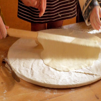 lefse making