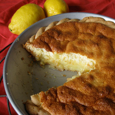 lemon cake pie from Sippity Sup