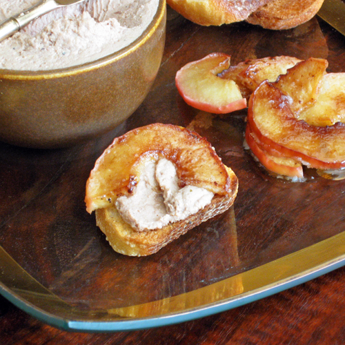 pate with apples