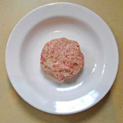 pork burger patty