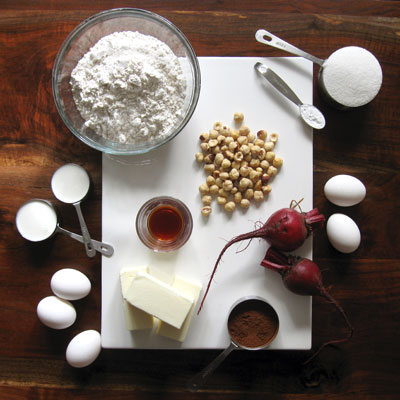 pound cake mise en place