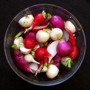 radishes