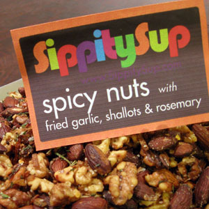 spiced nuts from Sippity Sup