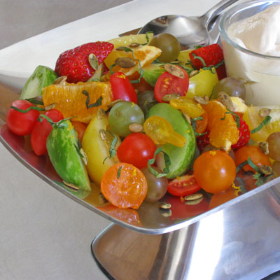 fruit and tomato salad