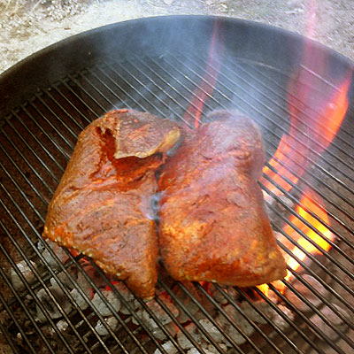 tri-tip on the grill