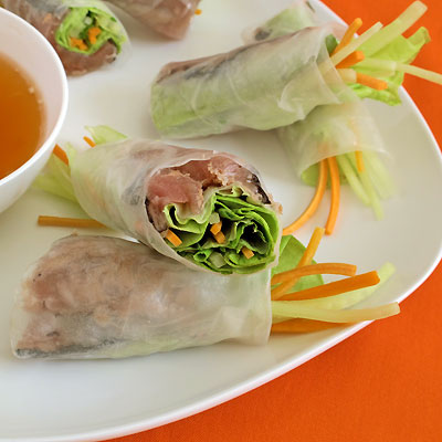 Summer Rolls with Tuna